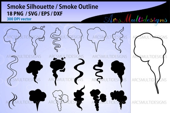 Download Smoke Svg Smoke Outline Svg Smoke Vector Bundle Etsy