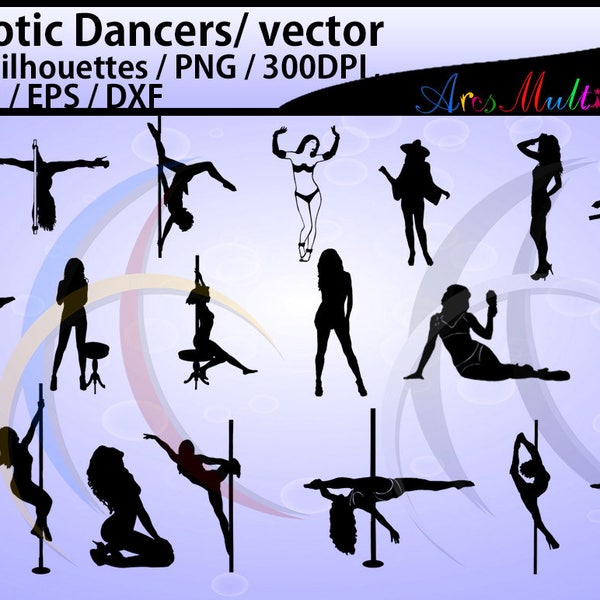 Exotic Dancer silhouette / 20 Exotic Dancer / Exotic Dancer clipart / High Quality /vector / SVG / dancer silhouette / EPS / PNG / Dxf