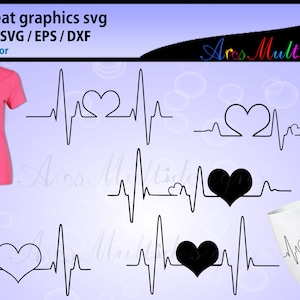 Hartslag svg / Ekg svg hartslag / hartslag lijn svg / verpleegster leven svg / hartslag hartslag svg / hartslag clipart
