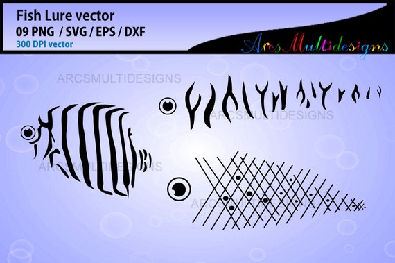 Fishing Lure SVG / Fishing Lure Patterns / Fishing Lure Vector