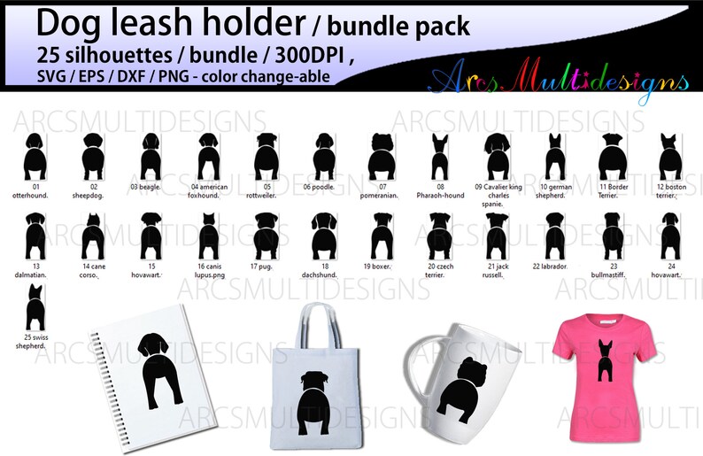 Dog Leash Holder Svg / Dog Leash Holder Template / Dog Butt Etsy