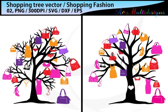 Download Shopping Bag Silhouette Vector Svg Shopping Tree Svg Vector Season Sale Tree Shopping Bag Tree Vector By Arcsmultidesignsshop Catch My Party