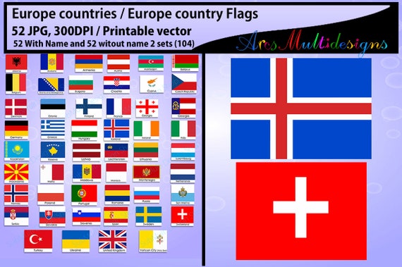 Round 5 of 6) EUROPE - GUESS the flag - 8 European flags 