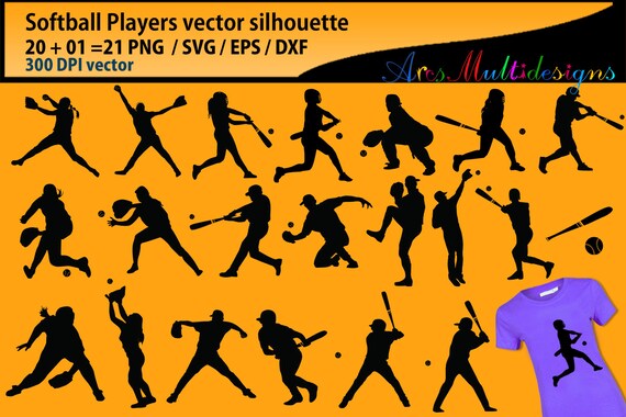 Download Softball Svg Silhouette Softball Players Svg Softball Silhouette Bundle Softball Svg Clipart Sports Svg Eps Png By Arcsmultidesignsshop Catch My Party