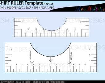 Tshirt Ruler Svg,tshirt Alignment Tool Ruler, Alignment Tool Ruler,  Printable Tshirt Ruler, Alignment Tool Svg, Printable Alignment 