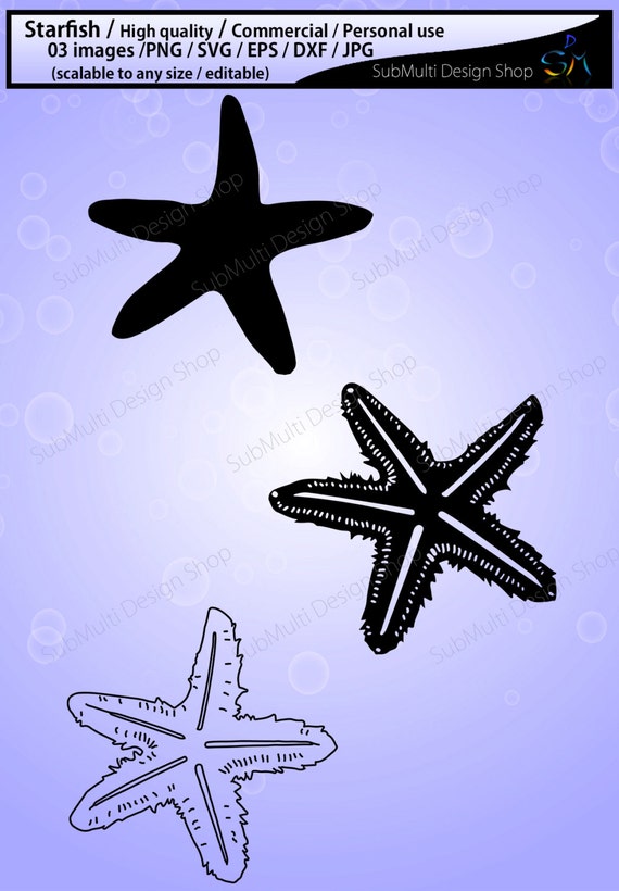 Download Starfish Silhouette Starfish Outline Starfish Line Art Starfish Svg Eps Dxf Jpg Png Vector Commerical Use Sea Stars By Arcsmultidesignsshop Catch My Party