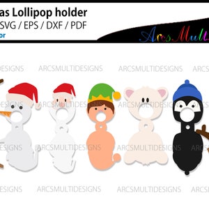 Christmas Lollipop holder bundle / Christmas Lollipop svg / Christmas lollipop holder svg