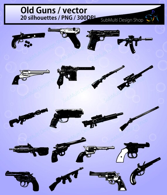 Download Old Guns Old Gun Silhouette Old Gun Clipart Nerf Guns Nerf Gun Clipart Vintage Guns High Quality Png Format Svg Eps By Arcsmultidesignsshop Catch My Party