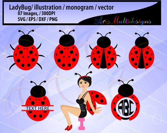 Miraculous Ladybug SVG files for Cricut / Silhouette, Clipart