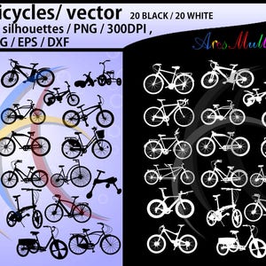 Fahrrad Silhouette svg / Fahrräder / Fahrrad / Fahrradfahrer / Fahrer Silhouette / Vektor / Fahrradfahrer / SVG / PNG / Dxf / geschnittene Datei