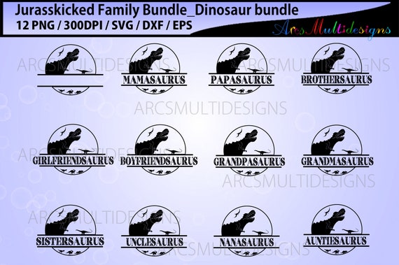 Download Jurasskicked Family Bundle Svg Dinosaur Family Svg Bundle Svg Cut File Bundle Jurasskicked Template By Arcsmultidesignsshop Catch My Party