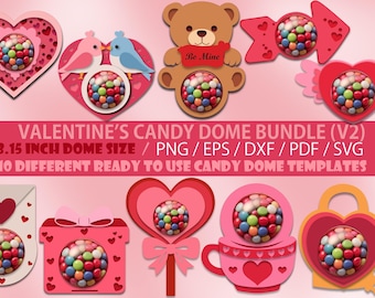 Valentines Candy Dome Bundle (Digital Download)