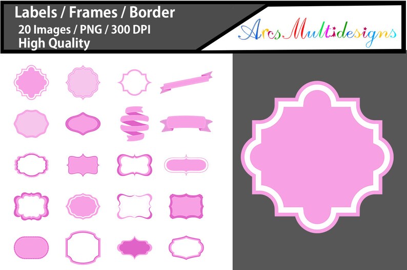 label cut file label high quality frames borders label digital set borders backgrounds frames cut file empty label frame