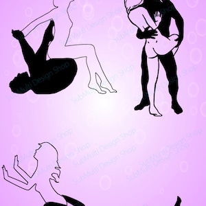 Sex silhouettes / vector sex position / Sex SVG file /EPS / PNG / Jpg / sex position / position silhouette / printable best selling svg image 3