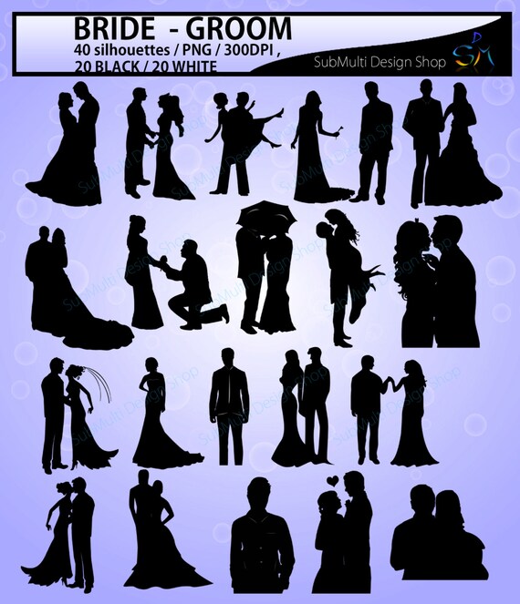 Free Free 203 Wedding Couple Silhouette Svg SVG PNG EPS DXF File