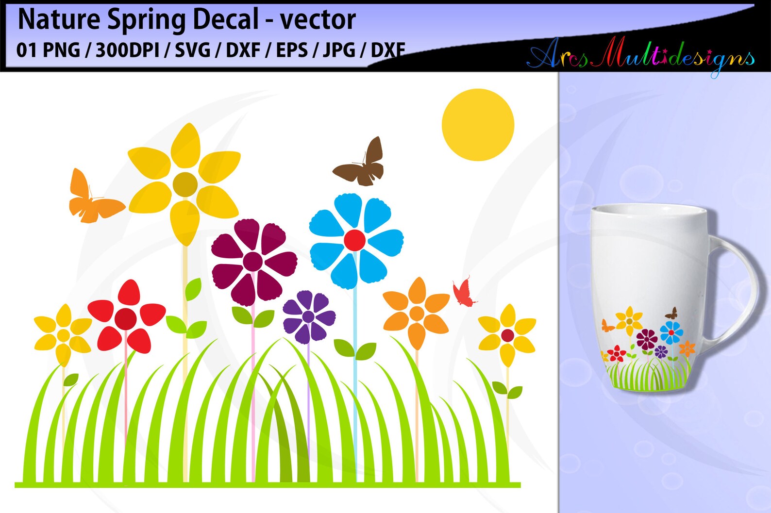 Spring Fun Decal Svg Cut File / Spring Decal / Nature Spring - Etsy