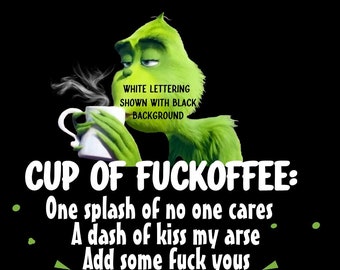 Free Free 97 Grinch Drinking Coffee Svg SVG PNG EPS DXF File