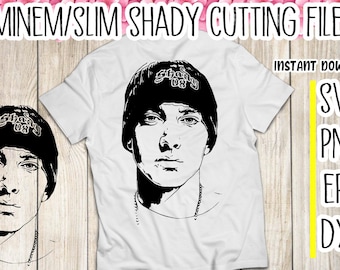 Eminem SVG cutting file, also in dxf, and png file formats