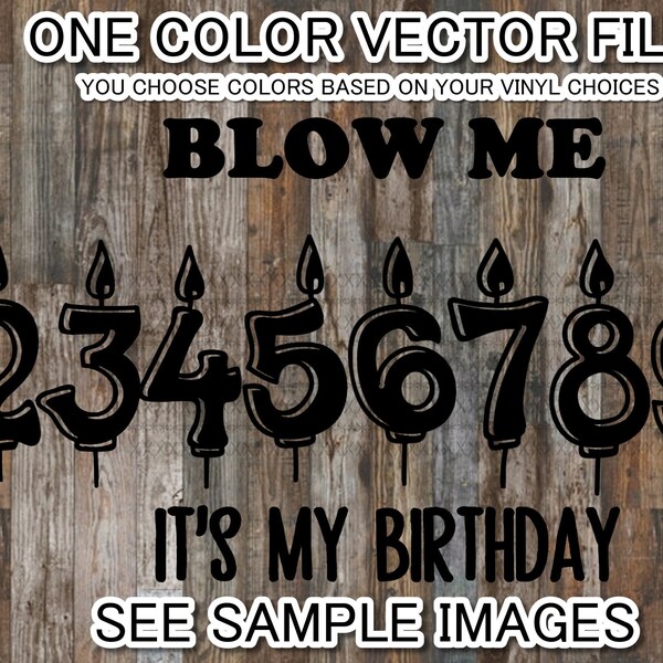 Blow Me Its My Birthday Svg - Etsy