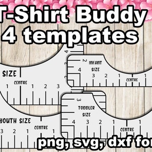 Tshirt Ruler Printable Bundle, T-shirt Alignment Tool Template, Tshirt  Ruler Guide Pdf, Tshirt Alignment Ruler, Placement Guide Ruler Svg 