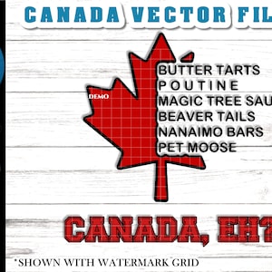 Canada vector file - Canada svg file - Canada Day svg file - Canada eh - Canada Day dxf file