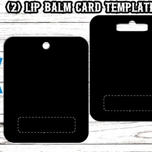 Lipbalm money card template - Lip balm money holder card template - DIY lip balm card templates - 2 png file - 2 styles