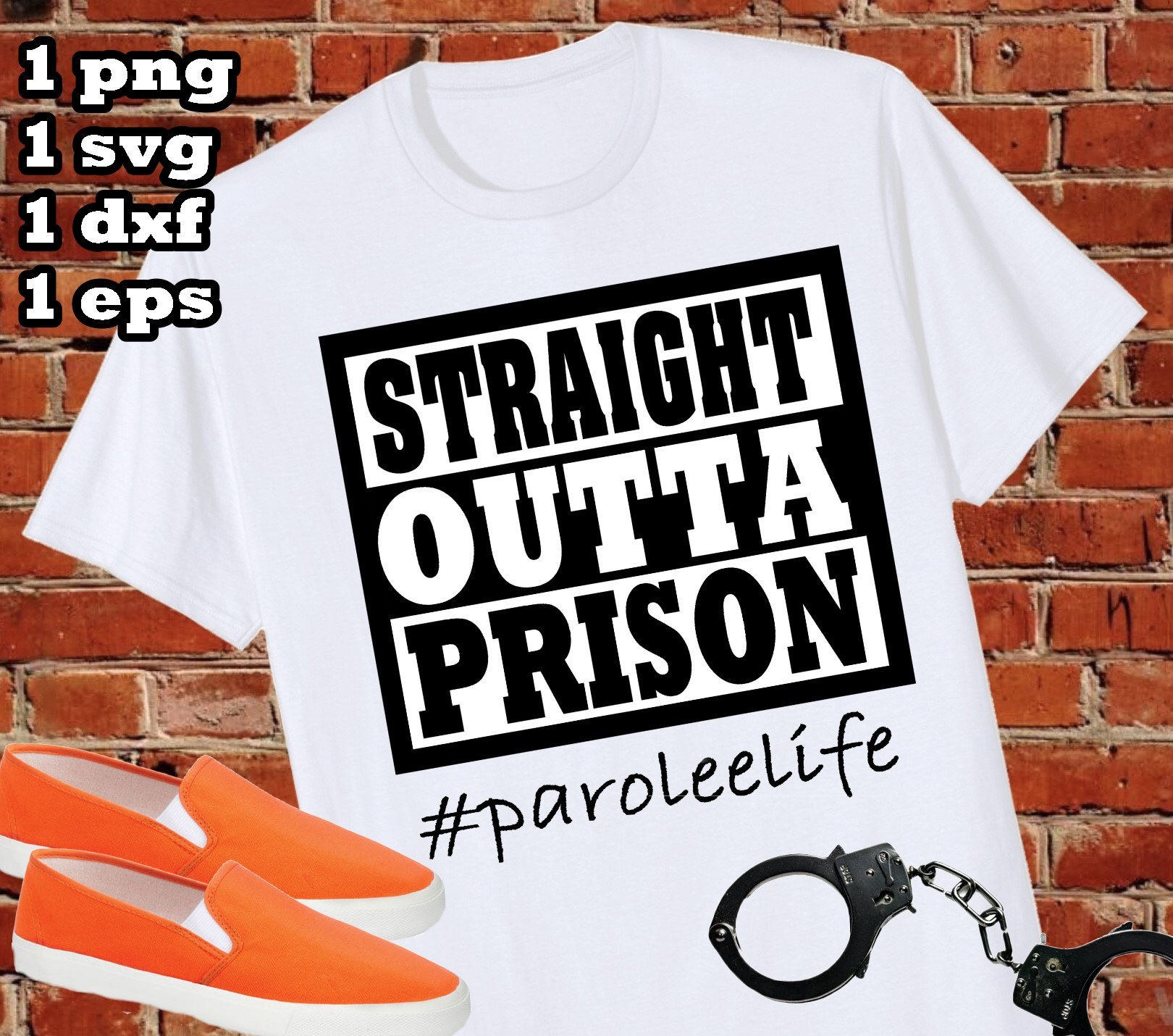 Straight Outta PRISON SVG Cutting File Versatile Large File | Etsy