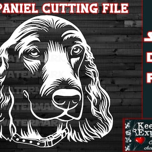 Cocker Spaniel SVG cutting file, Dog svg Cricut Spaniel File, Spaniel Silhouette by Keepsake Expressions