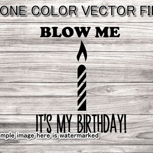 Blow me it&#39;s my birthday svg - Men&#39;s birthday svg - Men&#39;s blow me it&#39;s my birthday! svg file - 5 diff file types