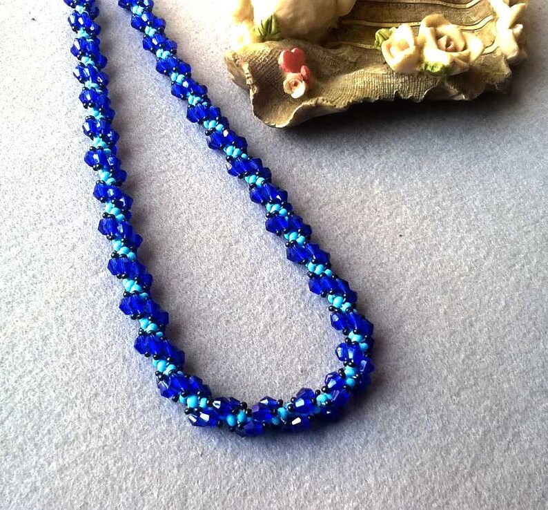 Seed Bead Rope Woven Necklace For Women Etsy