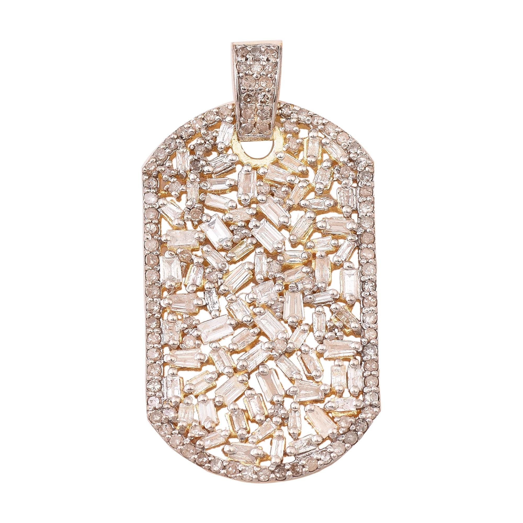 Mini Dog Tag Pendant - Etsy