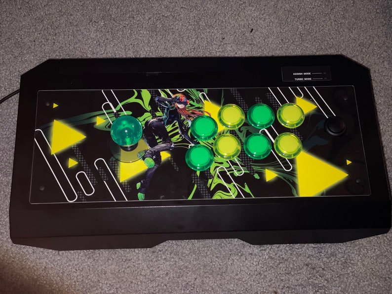 Custom Fight Stick Art file Only Does Not Include Print Etsy