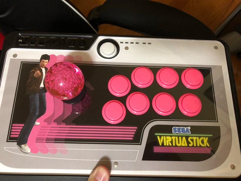 Custom Fight Stick Art file Only Does Not Include Print Etsy
