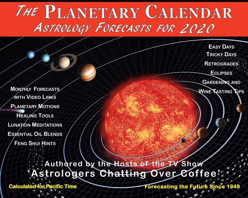 2020 Mobile Ver Planetary Calendar Astrology For Mobile Etsy