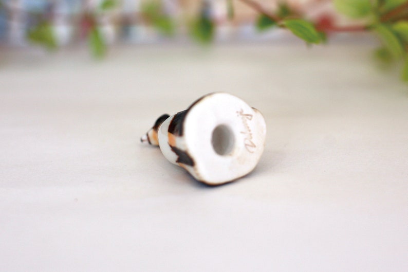 AnimalDogAustralian Shepherdring coneJewelry ringCeramic ring holdersPorcelain Animalsceramic jewelry standHandmade ceramicFigurine