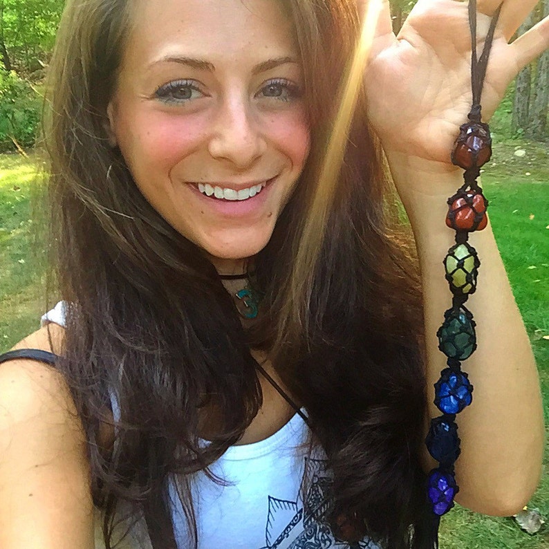 Chakra crystal wrap