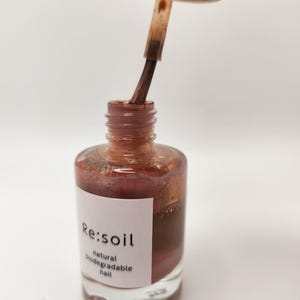 Biodegradable Beige Nail Polish: Vegan, Water-Based, Eco-Friendly