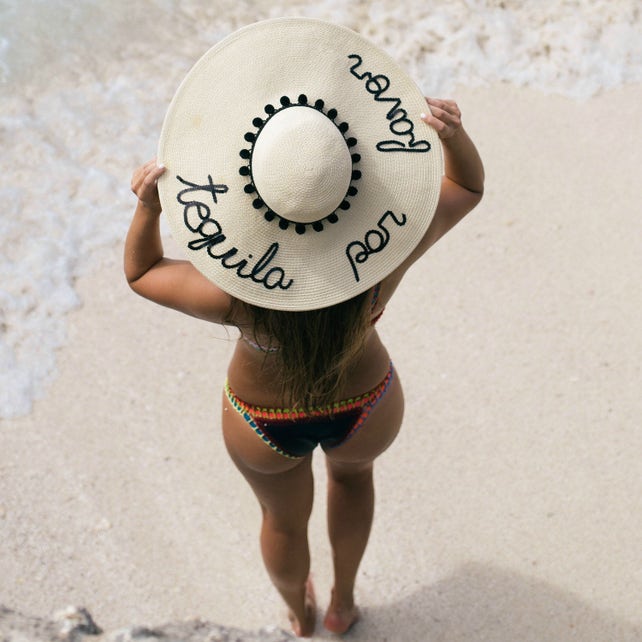 Tequila Por Favor Women's Floppy Sun Hat | Etsy