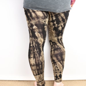 Tie Dye Yoga Leggings Black Magic Women&#39;s Men&#39;s Unisex Ladies Meggings