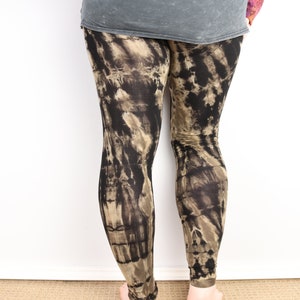 Bootleg Leggings, SMOKEY Print Leggings, Black Tie Dye Leggings, Flare  Leggings, Bootcut Pants, Printed Cotton Lycra Leggings, Workout Pants 