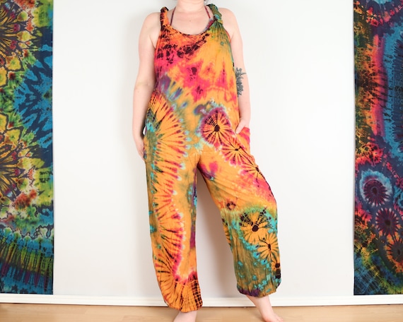Bright multi coloured jumpsuit on sale