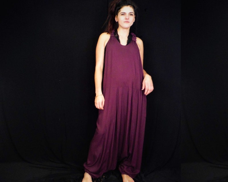 plum purple jumpsuit