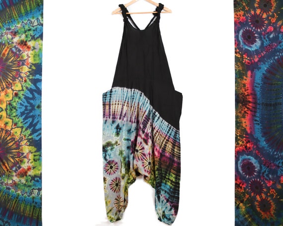 Harem Jumpsuit Dungarees Black and 