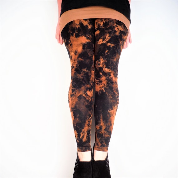 patterned yoga leggings