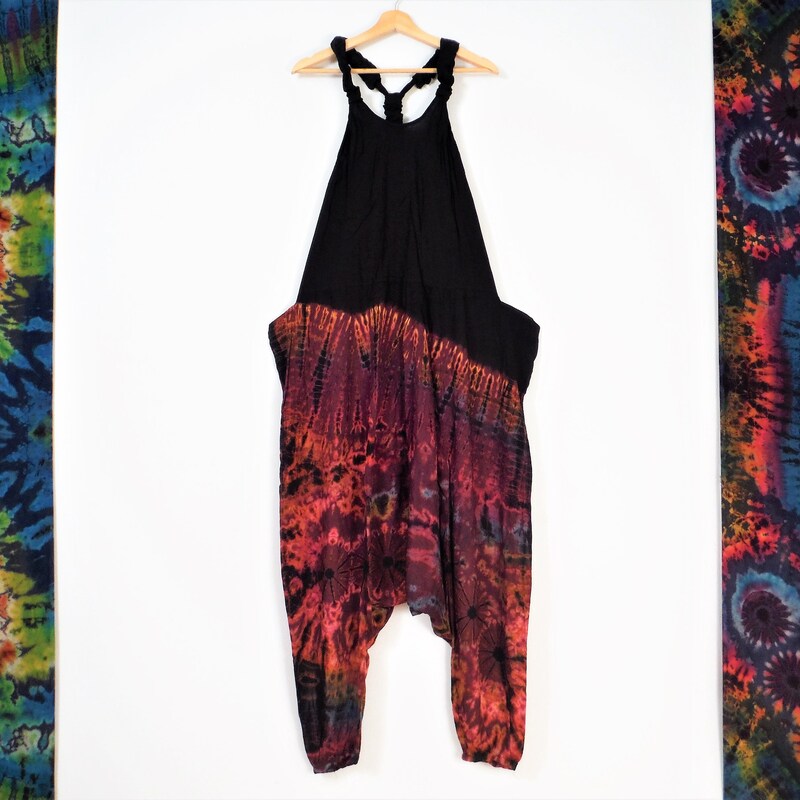 The Harem Jumpsuit - Black Chiffon main image 1