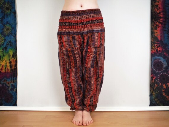 Paisley polaire Stripe pantalon rouge couverture tissu élastique à confortable la taille confortable à Aladdin pantalons dames, femmes hommes e90e6b Paisley polaire Stripe pantalon rouge couverture tissu élastique à confortable la taille confortable à Aladdin pantalons dames, femmes hommes e90e6b