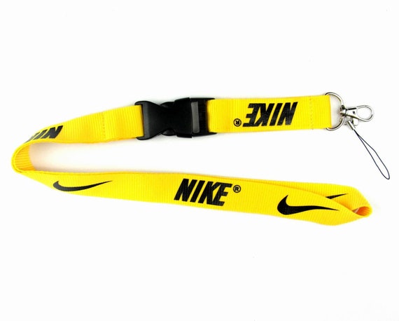 yellow nike lanyard