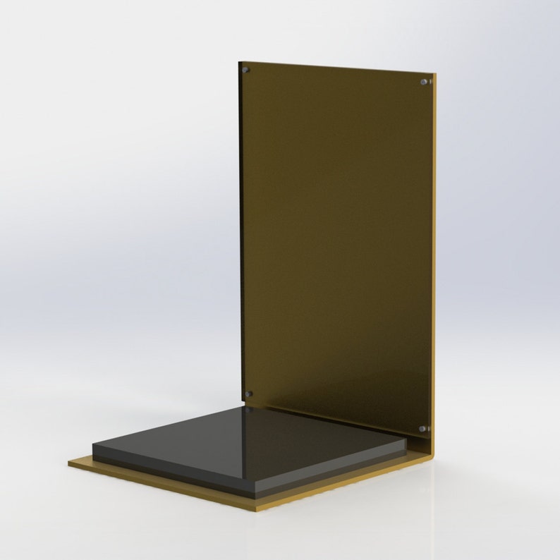 Perfume Stand Premium Perspex with Branding Panel Made in the UK image 5