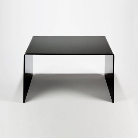 Black Acrylic Coffee Table Black Perspex Coffee Table Etsy