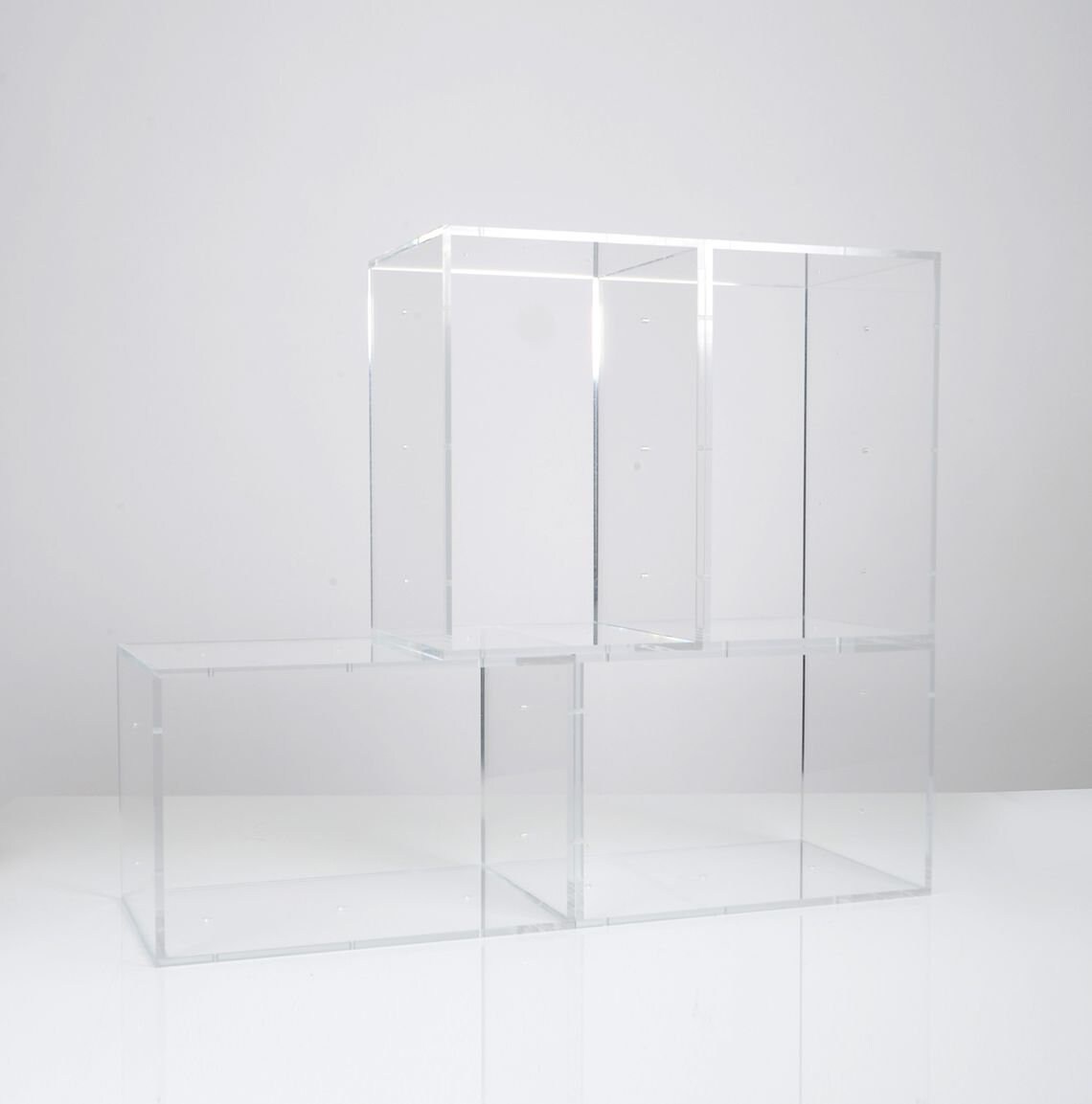 Clear Acrylic Stacking Display Cubes Shelving System UK Etsy UK